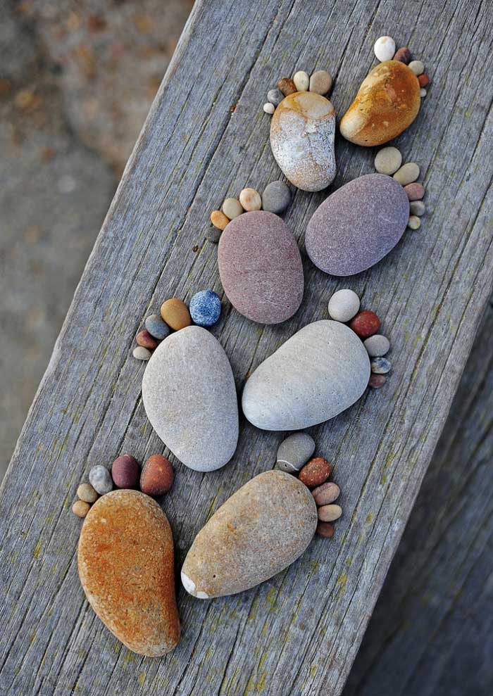 rock footprints